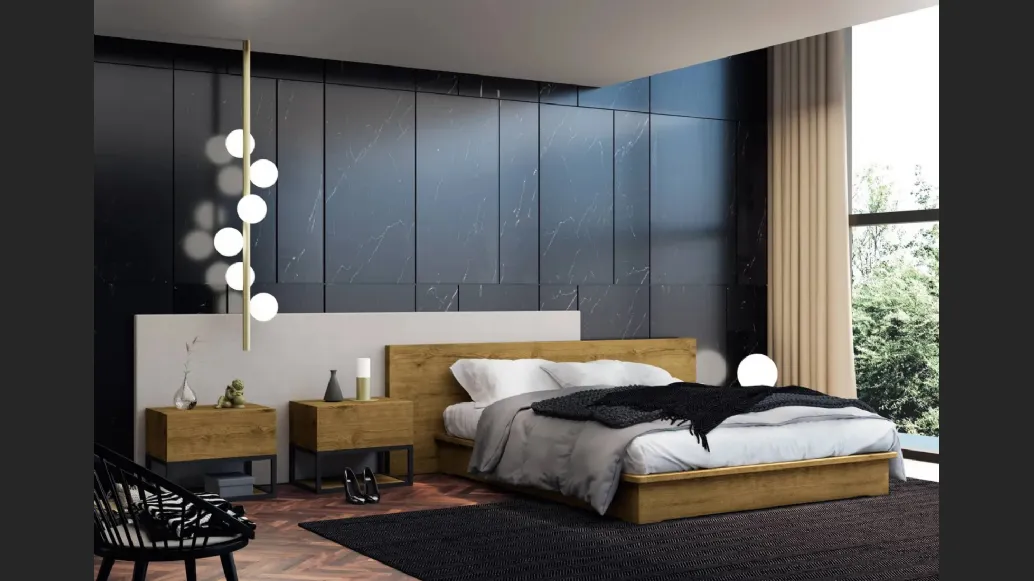 Letto Essential con box contenitore di Fratelli Mirandola