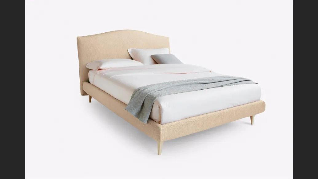 Letto con testiera arrotondata Lyle Modern di Noctis