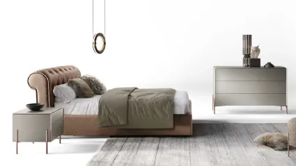 Letto classico Mimosa V11 di Moretti Compact Giorno Notte